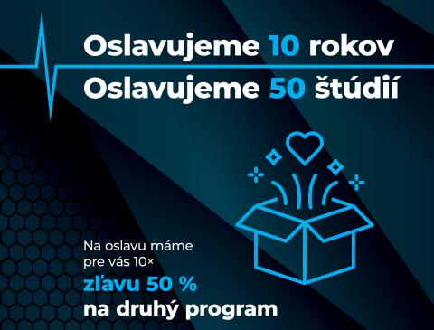 Oslavujeme 10 rokov a 50 štúdií